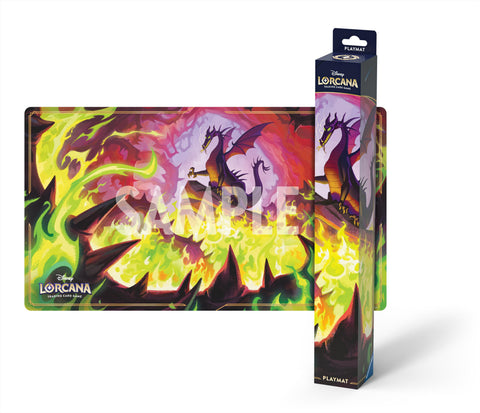Disney Lorcana S11 Winterspell Playmat: Dragonfire