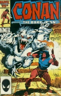 Conan The Barbarian #181 (C7) (1970-1994) Volume 1