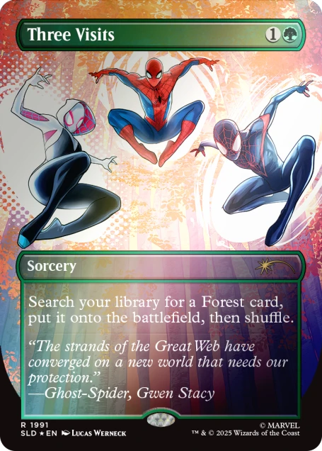 Magic the Gathering - Secret Lair x Marvel's Spider-Man - Heroic Deeds (Rainbow Foil)