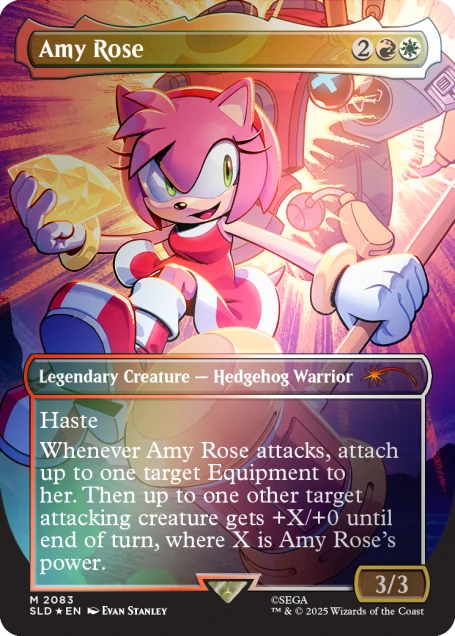 Magic the Gathering - Secret Lair - Sonic - Friends and Foes (Rainbow Foil)