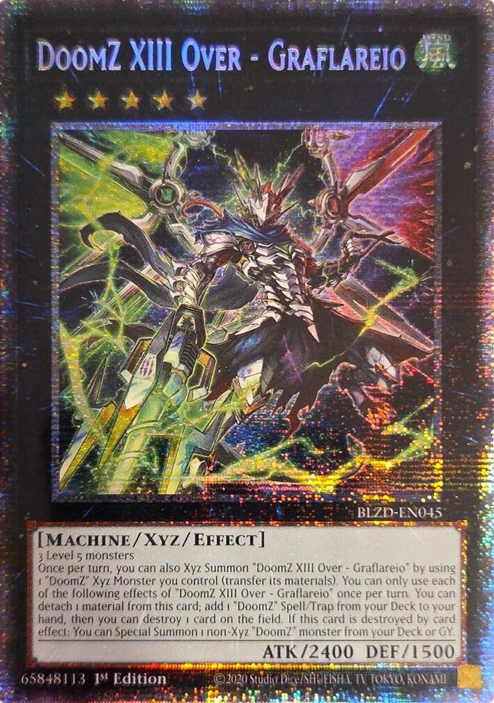 DoomZ XIII Over - Graflareio (Starlight Rare) [BLZD-EN045] Starlight Rare