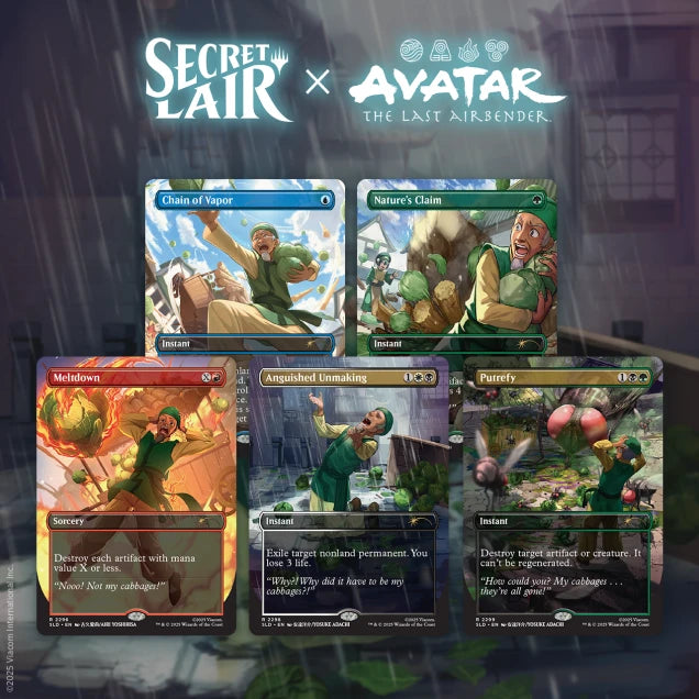 Magic the Gathering - Secret Lair - Avatar: The Last Airbender: My Cabbages!
