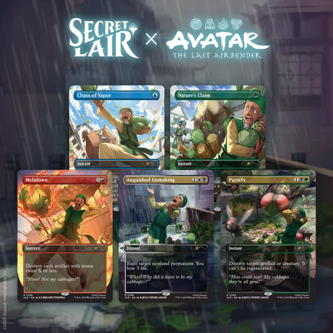 Magic the Gathering - Secret Lair - Avatar: The Last Airbender: My Cabbages!