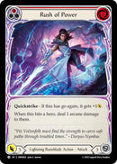 Rush Of Power (Red) [OMN068] (Omens of the Third Age)  Rainbow Foil