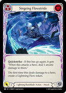 Singeing Flowstride (Blue) [OMN073] (Omens of the Third Age)  Rainbow Foil