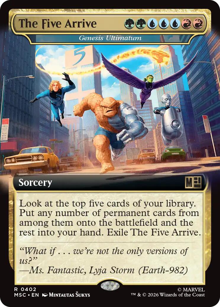 The Five Arrive - Genesis Ultimatum (Extended Art) [Marvel Super Heroes Commander]