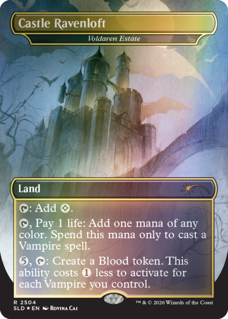 Magic the Gathering - Secret Lair x Dungeon's & Dragon's - Strahd's Descent (Foil Edition)