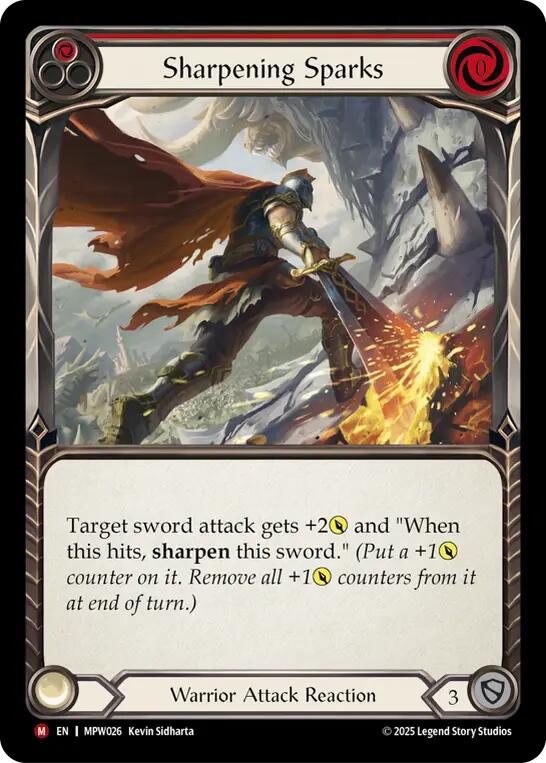 Sharpening Sparks (Red) [MPW026] (Mastery Pack Warrior)