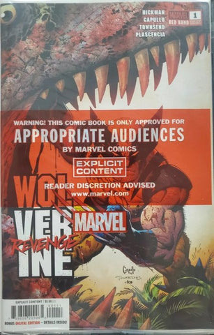 Wolverine: Revenge #01redband (2024) Variant - Redband EXPLICIT Content