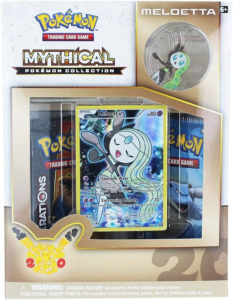 Pokemon tcg 20th Anniversary Mythical Pokemon Collection - Meloetta