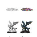 D&D Nolzurs Marvelous Unpainted Miniatures - Blue Dragon Wyrmling