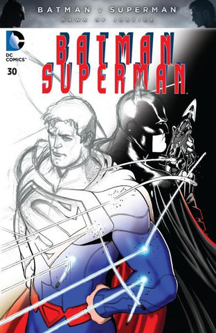 Batman / Superman #30 (2016) Vol. 1 - Color to Sketch Variant Cover