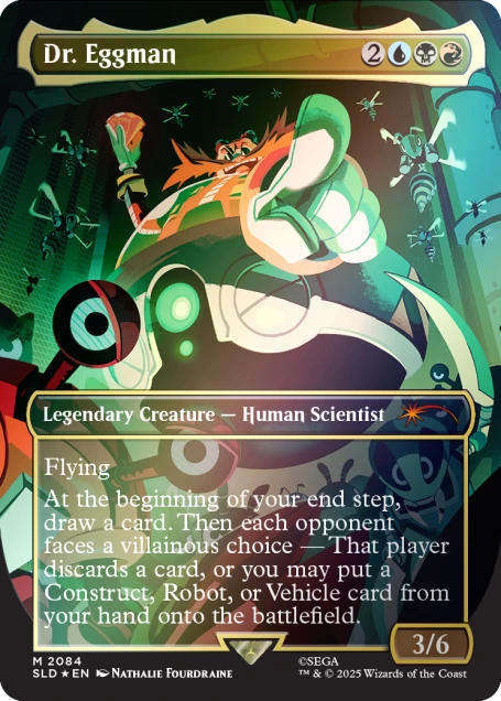 Magic the Gathering - Secret Lair - Sonic - Friends and Foes (Rainbow Foil)