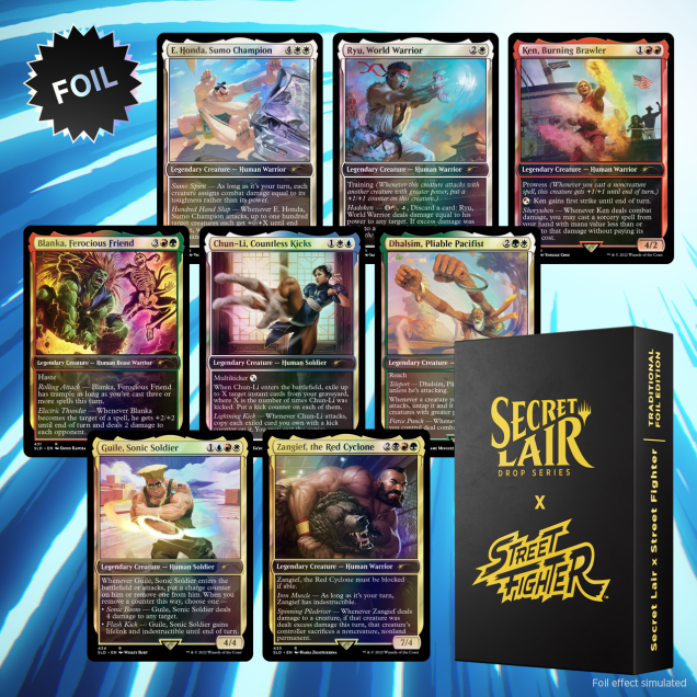 Magic the Gathering - Secret Lair - Street Fighter - Foil