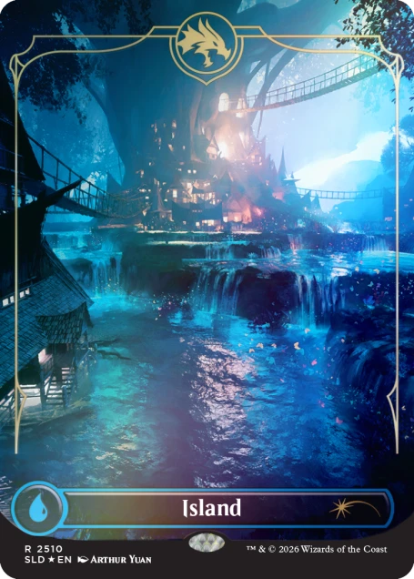 Magic the Gathering - Secret Lair x Dungeon's & Dragon's - Lands of Forgotten Realms (Foil Edition)