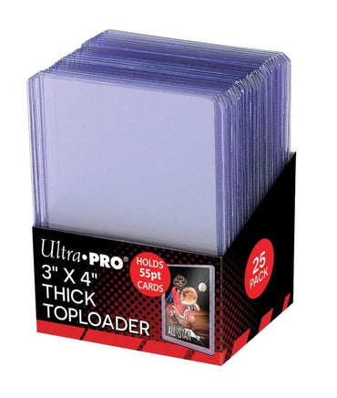 Ultra Pro Toploader 3"x 4" Action Packed 55pt (25pk)