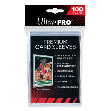 Ultra Pro Single Sleeves (100) Premium Clear