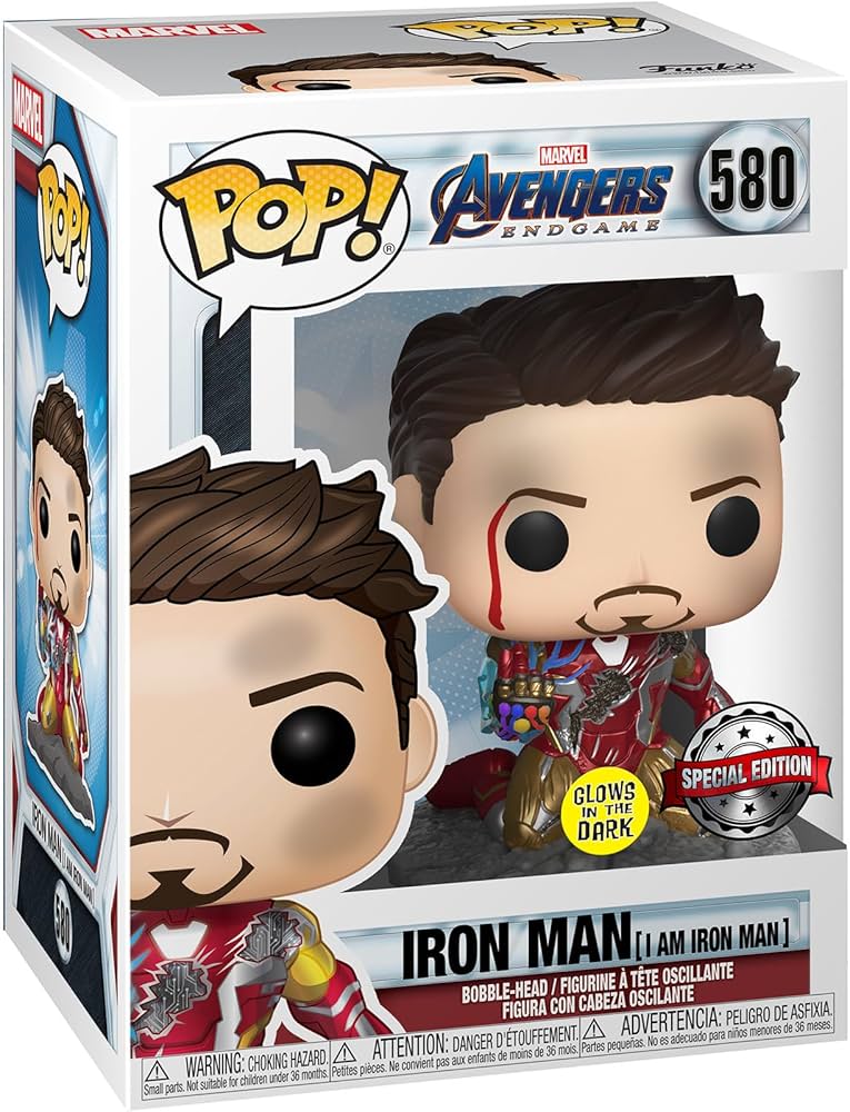 Marvel Avengers Endgame - Funko Pop! - Iron Man (I am Iron Man) Special Edition (580)