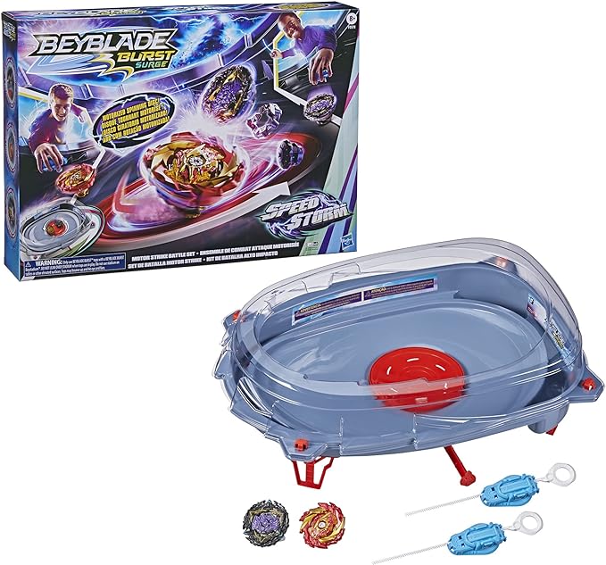 Beyblade Burst Surge Speedstorm Motor Strike Battle Set Game