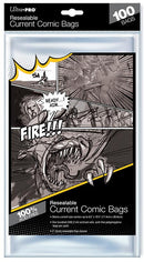 Ultra Pro Comic Bags Current Size (Resealable)