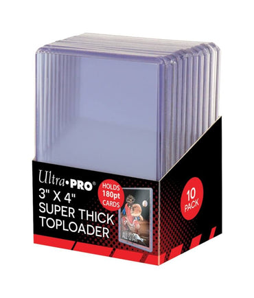 Ultra Pro Toploader 3"x 4" 180pt (10pk)