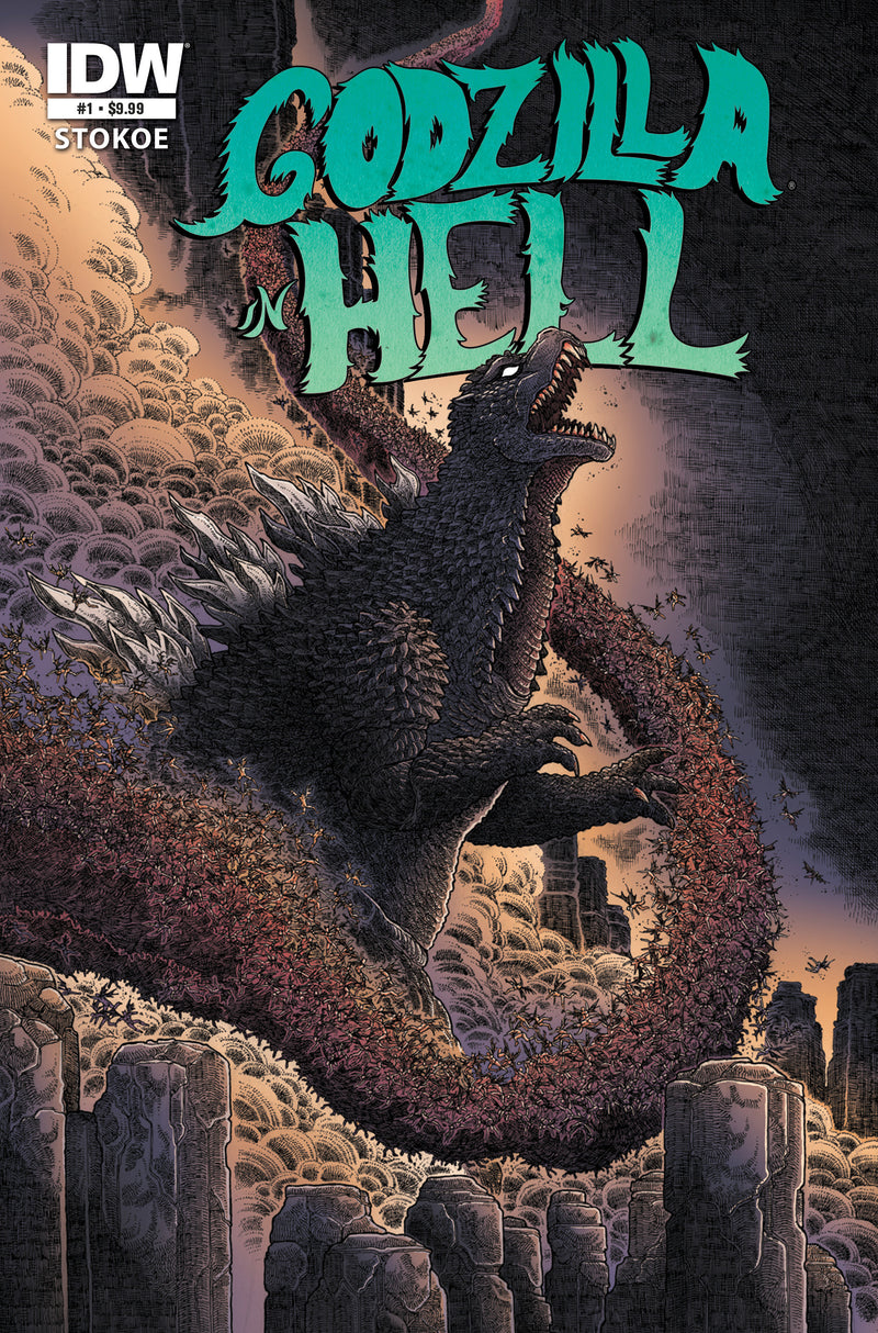 GODZILLA 70TH ANNIV FOIL CLASSICS #4 : Godzilla in Hell #1 (James Stokoe cover A) (2025)