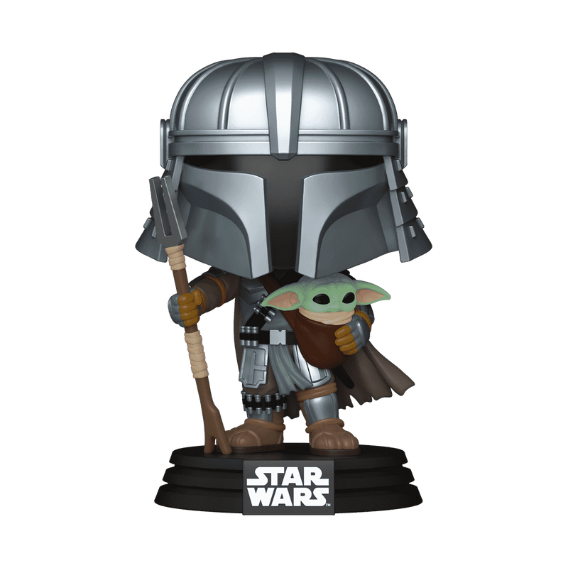 Star Wars: Impressions - Funko Pop! Figure - Mandalorian with Grogu (772)