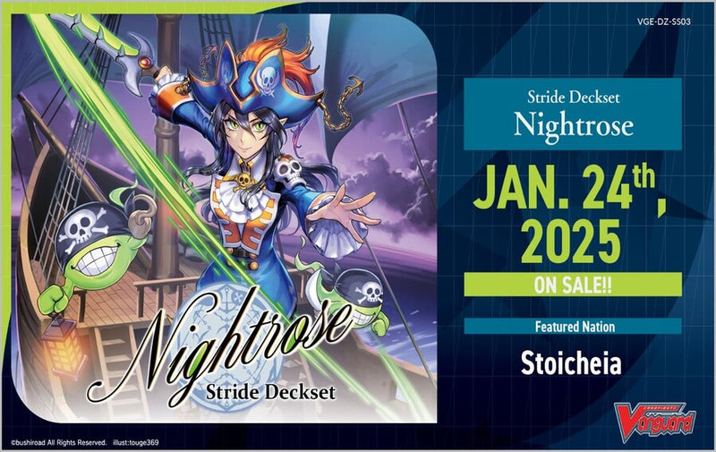 Vanguard TCG -  DZ-SS03 Nightrose- Stride Deckset