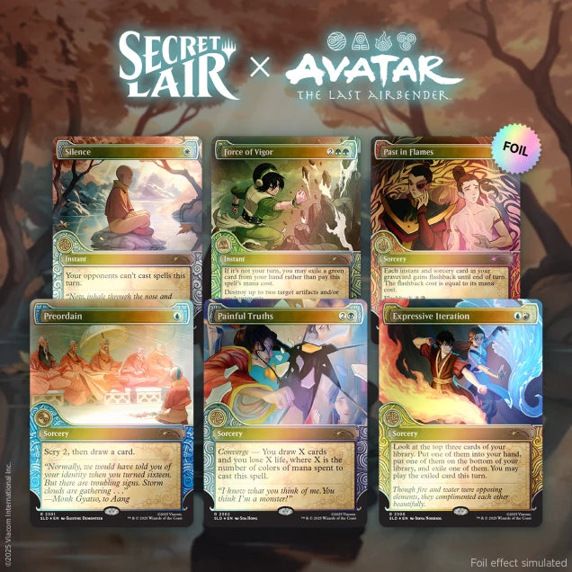 Magic the Gathering - Secret Lair - Avatar: The Last Airbender: One with the Elements (Foil Edition)
