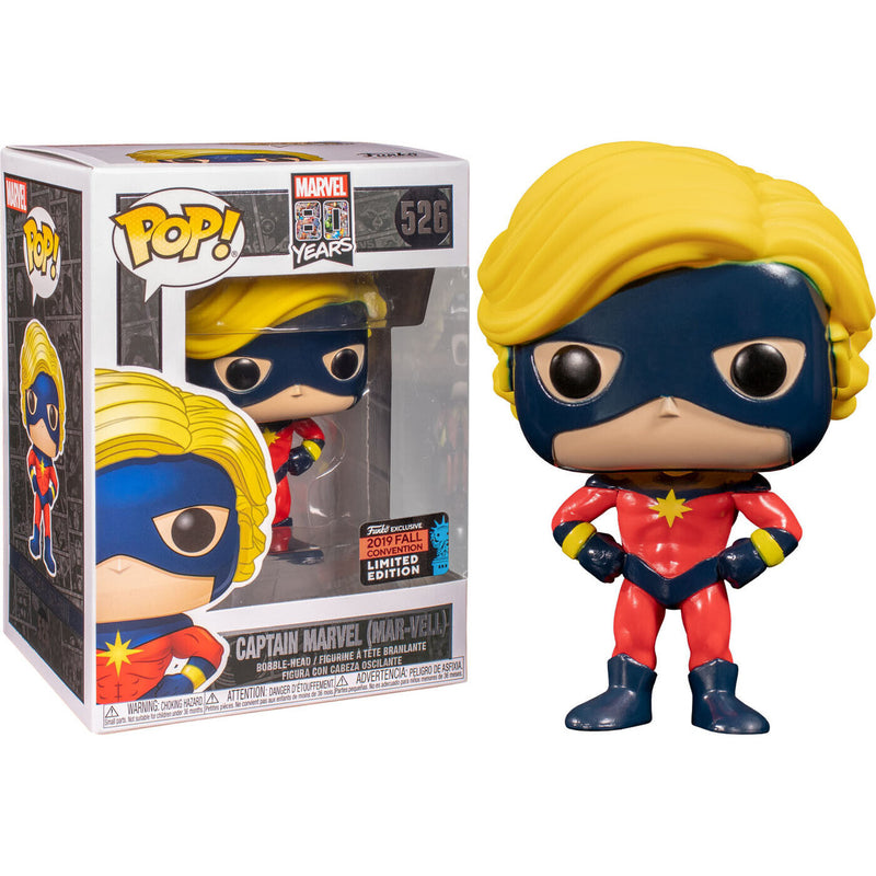 Captain Marvel (Mar-Vell) - POP! Figure - 80 Years of Marvel 2019 Fall Con Exclusive (526)