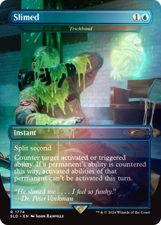 Magic the Gathering - Secret Lair x Ghostbusters: Slimer Foil Edition