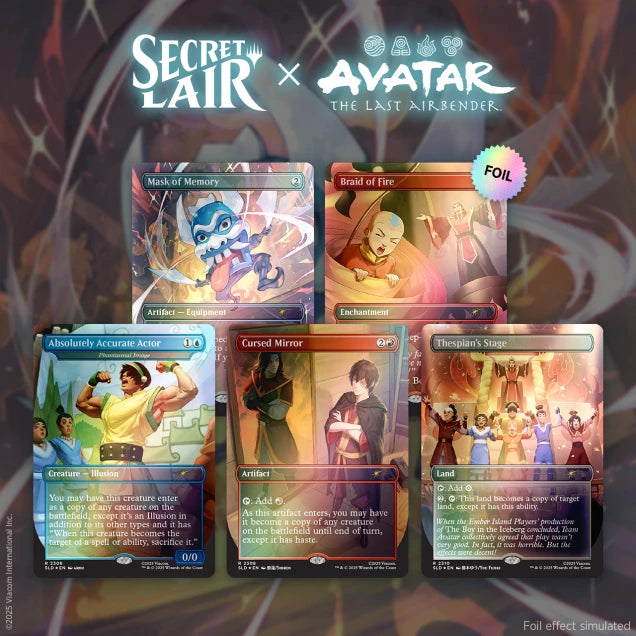 Magic the Gathering - Secret Lair - Avatar: The Last Airbender: The Ember Island Players (Foil Edition)