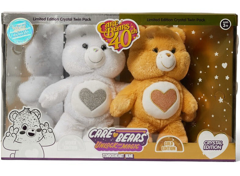 Care Bears Unlock the Magic Crystal Twin Pack Limited Edition Tenderheart