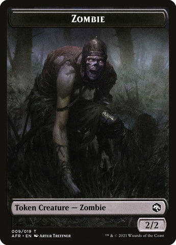 Zombie Token [Dungeons & Dragons: Adventures in the Forgotten Realms Tokens]