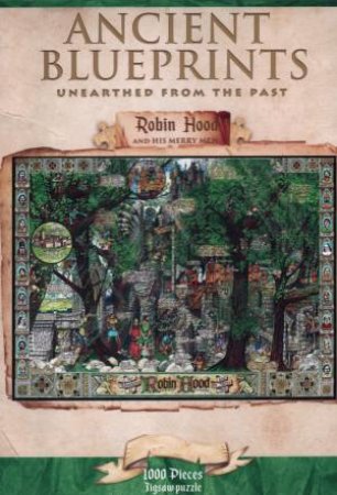 Ancient Blueprints 1000 Piece Jigsaw: Robin Hood and his Merry Men