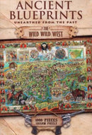 Ancient Blueprints 1000 Piece Jigsaw: The Wild Wild West