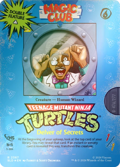 Magic the Gathering - Secret Lair x Teenage Mutant Ninja Turtles - VHS Villains (Foil Edition)