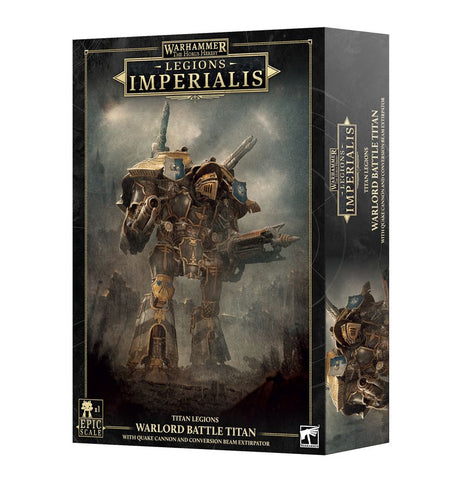 Legions Imperialis: Warlord Titan with Quake Cannon and Conversion Beam
