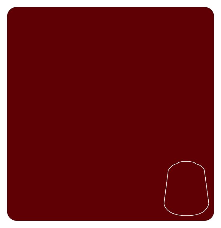CITADEL PAINT BASE: Khorne Red (12ml)