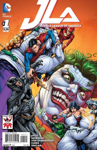 Justice League of America #1 (2015) Vol. 4 - Joker 75th Anniversary Cover