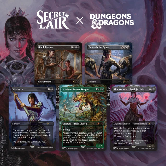 Magic the Gathering - Secret Lair x Dungeon's & Dragon's - Shadowheart's Devotion