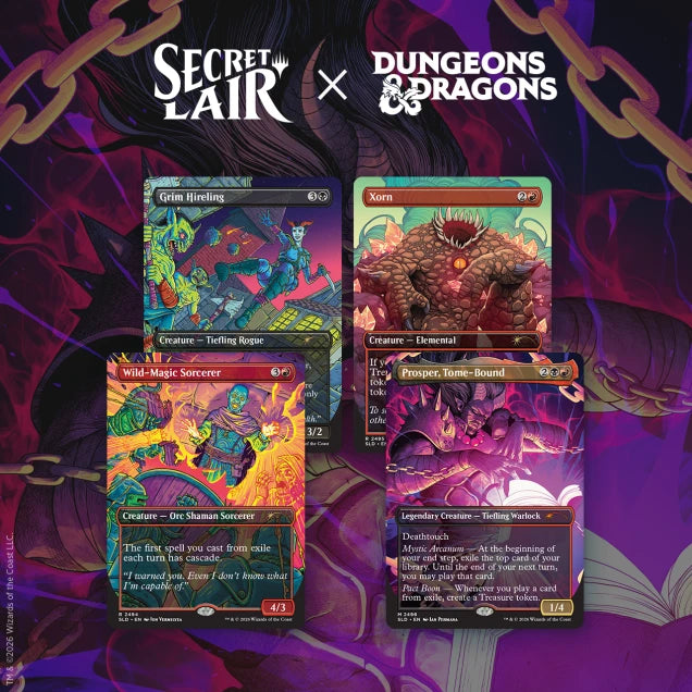Magic the Gathering - Secret Lair x Dungeon's & Dragon's - Shadows over Baldur's Gate