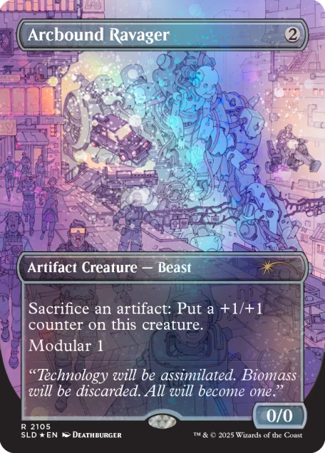 Magic the Gathering - Secret Lair - Featuring: Deathburger (Galaxy Foil Edition)