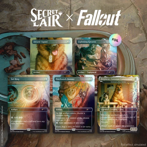 Magic the Gathering - Secret Lair x Fallout - Greet the Dog (Foil Edition)