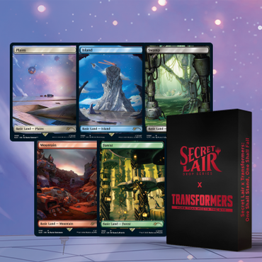 Magic the Gathering Secret Lair Transformers: One Shall Stand, One Shall Fall