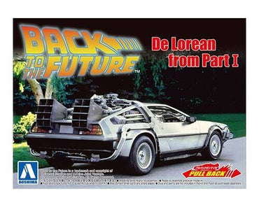 BACK TO THE FUTURE 1/43 PULLBACK DELOREAN FROM PART I