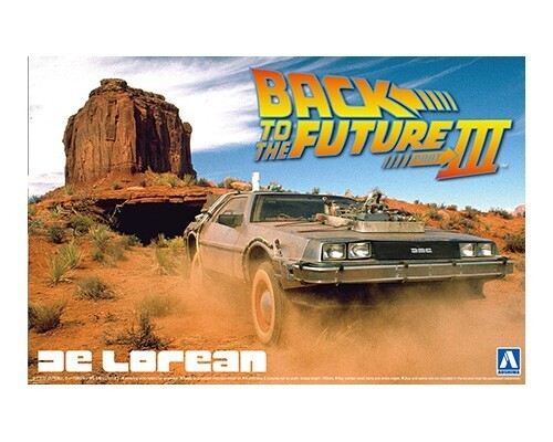 BACK TO THE FUTURE 1/24 DELOREAN FROM PART III AND RAILROAD VER.