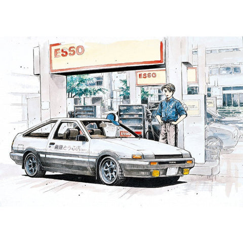 1/24 INITIAL D FUJIWARA TAKUMI AE86