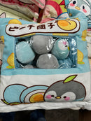 Cheesy puff soft snack pillows - dolphin