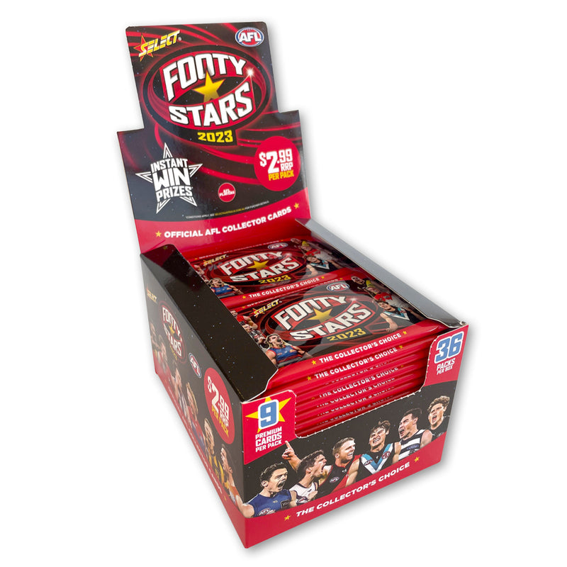 2023 AFL Footy Stars Hobby Box (18 Packs)